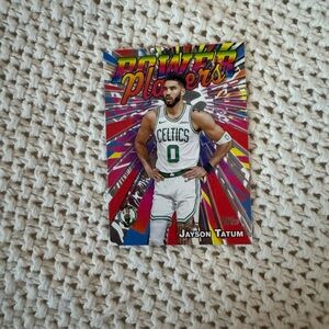 Topp power player Jayson Tatum basketball card.